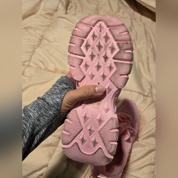 Pink Fashion Tennis Shoes Chunky Sz 7.5 - Picture 6 of 12